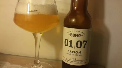 jzivii - 3 już piwo z browaru Brew By Numbers. Tym razem Saison chmielony Nelson Sauv...