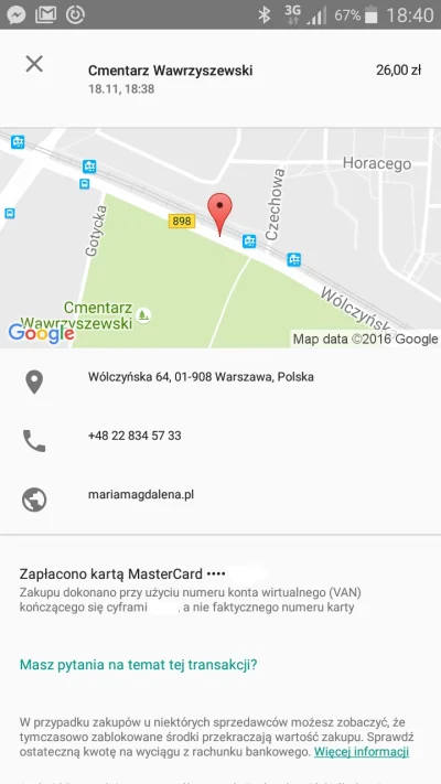 Dolan - google tak bardzo śledzi płatności, wie co kupowałem, gdzie kupowałem i kiedy...