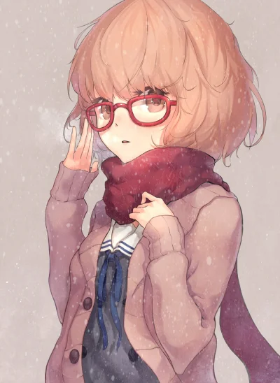 x.....c - #randomanimeshit #miraikuriyama #meganekko #kyoukainokanata