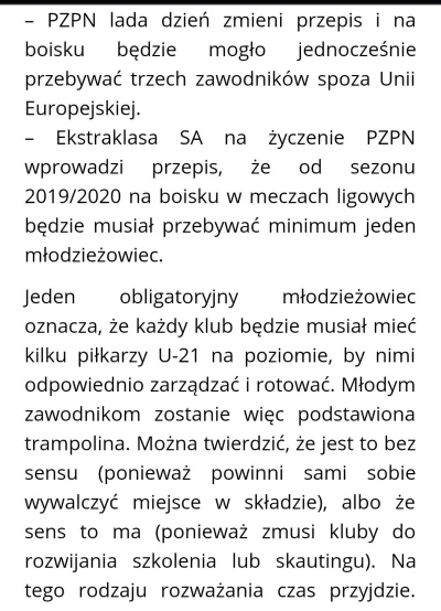 n.....r - Co sądzicie o tym przymusie gry juniora?
#ekstraklasa