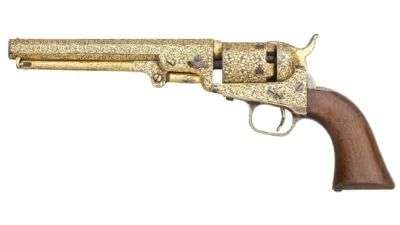 Argetlam - Pokryty złotem Colt Model 1849...
Złoty Desert Eagle nie był pierwszy ( ͡...