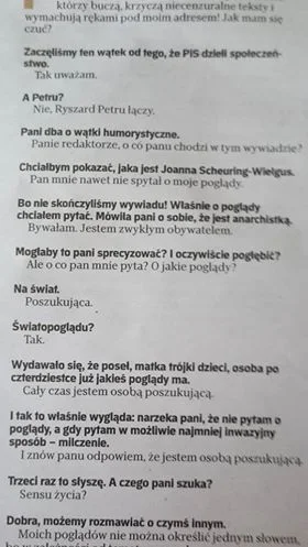 raindancer - Fragmenty rozmowy Mazurka z tą typiarą w "Plus Minus" albo każdy orze ja...