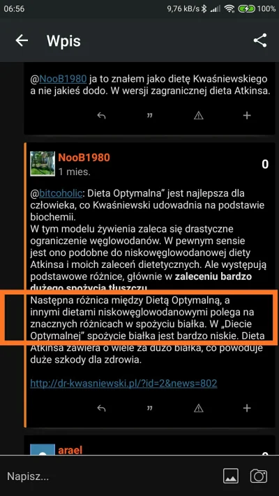 Lubie_zupe - @NooB1980 
O tym właśnie mówię, nie możesz podjąć zwykłej dyskusji tylko...