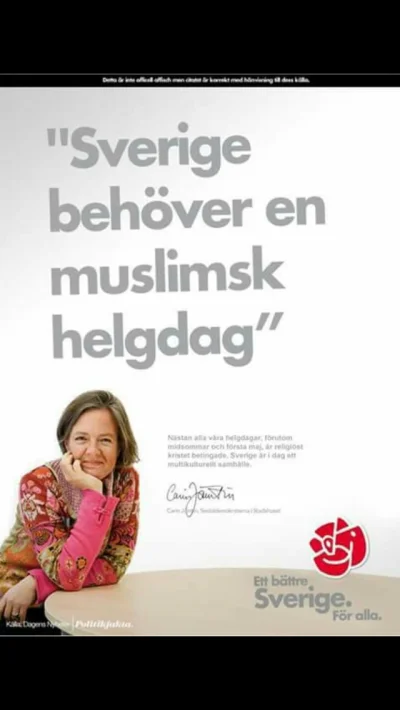 DownmiaN - Szwecja potrzebuje muzułmańskiego święta! 

Pani z plakatu żali się że pra...