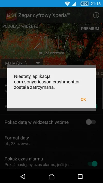 KisielBB - Miał ktoś kiedyś taki problem z xperią? Komunikat pojawia się przy wielu a...