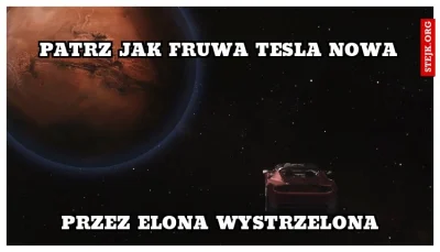 Garbanzos - Popełniłem mema na dzisiejszą okazję ( ͡° ͜ʖ ͡°)

#spacex #musk #tesla