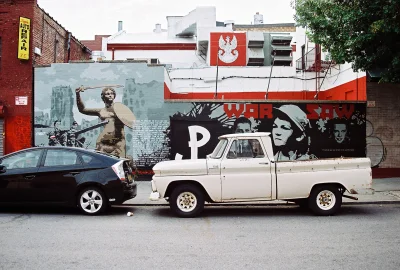 szymcar - Mural patriotyczny w polskiej części Greenpointu w dzielnicy Brooklyn, NYC....