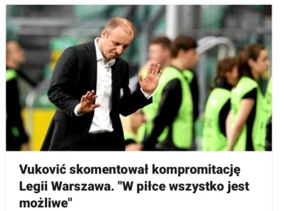 Joii - Legia zagrała piach z amatorami a „trener” oczywiście wyjedza tekstem rodem z ...