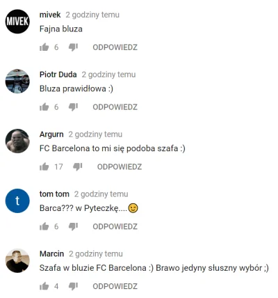 4.....i - @pawelososo: wysyp gimbów w komentarzach z lizaniem tyłka za Barce. To jest...