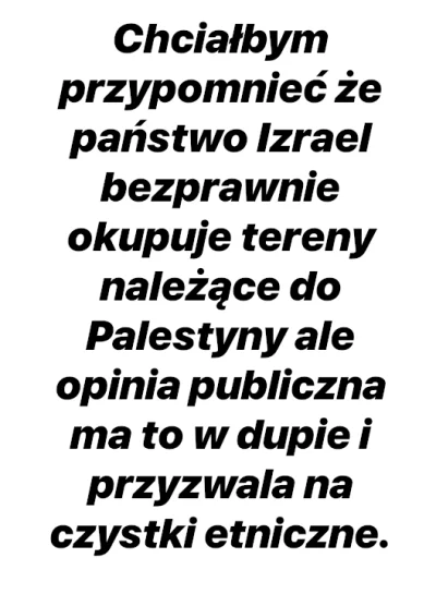 Z.....m - 9/10
#codzienneprzypomnienieokupacjiterenowpalestyny