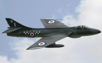 patrol798 - Hawker Hunter podobny do tego który się rozbił