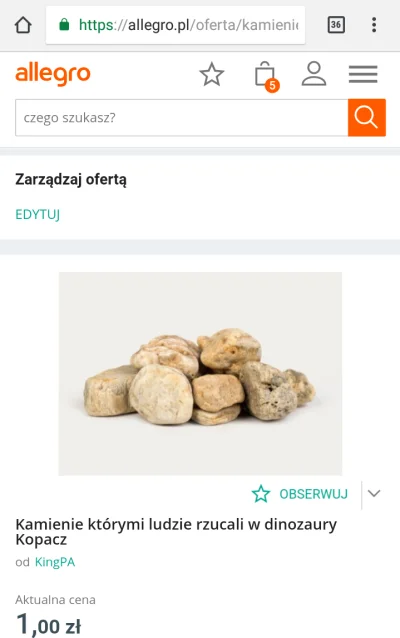 Qba_89 - Może ktoś chce kupić? xD
https://allegro.pl/oferta/kamienie-ktorymi-ludzie-r...