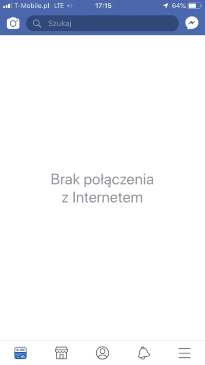 xDgg - Ma ktoś problemy z aplikacją Facebooka na #ios ? Wyskakuje mi błąd połączenia ...