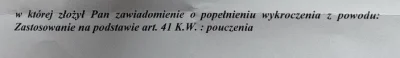 PanCzajstow - #polskiedrogi czyli mam zrozumieć ze typ dostał tylko pouczenie ?