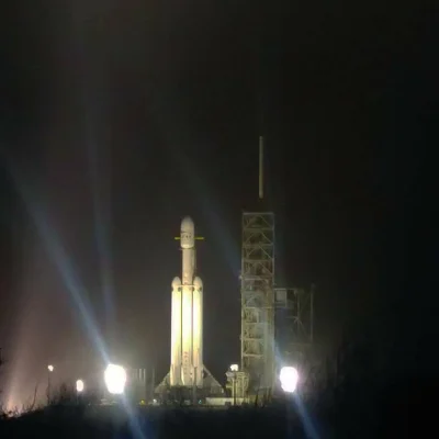 O.....Y - Test statyczny Falcona Heavy 6 stycznia 2018 roku

#spacex