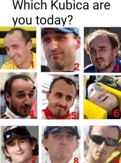 Widur - A Ty jakim Kubicą dzisiaj się czujesz? 

#kubica
#f1
#heheszki