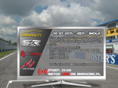 LKRISS - Zapraszam na transmisję live z 1 rundy KTM X-Bow Cup 2016 w Assetto Corsa! J...
