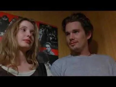 martymcfly9 - Świetna scena z filmu "Before Sunrise", Julie Delpy i Ethan Hawke, 20 l...