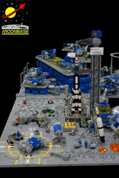 SebaD86 - MOC z interneta - baza księżycowa Lego Space Classic (｡◕‿‿◕｡)

#lego #klo...