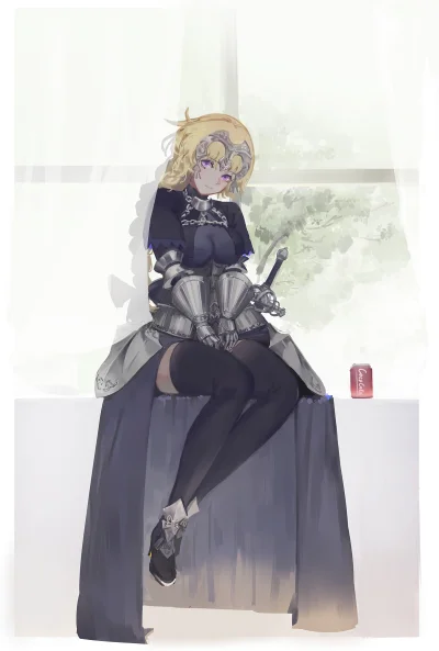 LlamaRzr - #randomanimeshit #fate #fateapocrypha #ruler #jeannedarc #girlsandsword #r...