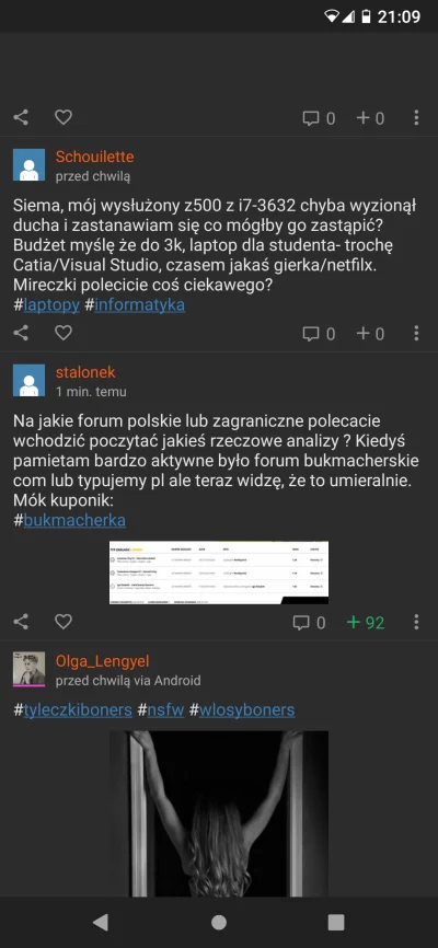 ashmedai - @stalonek: Gurła. Szybko żeś nazbierał plusów. XD