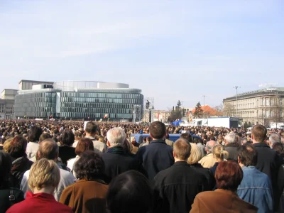 Muszczyna - Warszawa - dzień po śmierci Papieża #Warszawa #papiez