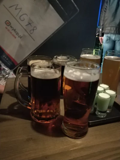 MG78 - Założyłem plakietkę i barman wyszedł do stolika i powiedział że dla mnie jest ...