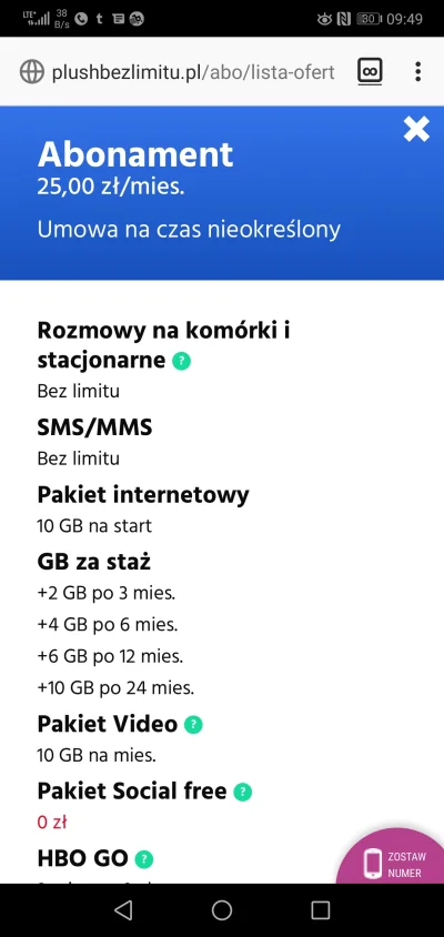 Clear - @jakis_login: jest jeszcze plush. Przy 2 lub więcej numerach po 20 zł za każd...