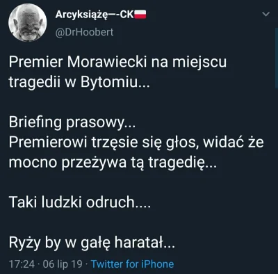 S.....x - Dobrze, że mu się głos nie trząsł jak podwyższał podatki i krył afery koleg...