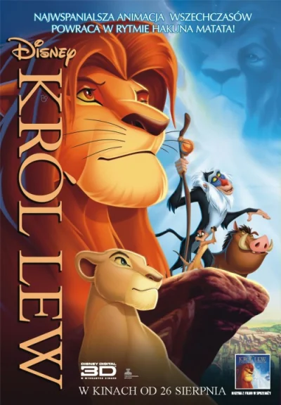 k.....8 - Dzień 9: Twój ulubiony film animowany.
The Lion King (Król Lew) - moja oce...
