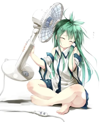 80sLove - Sanae Kochiya z Touhou - autor: GoriL.L.La
http://www.pixiv.net/memberillu...