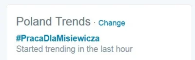 k1fl0w - A na Polskim Twitterze trending #PracaDlaMisiewicza
Moze trzeba Misiewiczow...