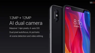 kontozielonki - Wysyłka z Polski!
Xiaomi Mi 8, 6/64GB, NFC za 384.99$ z kuponem GB81...