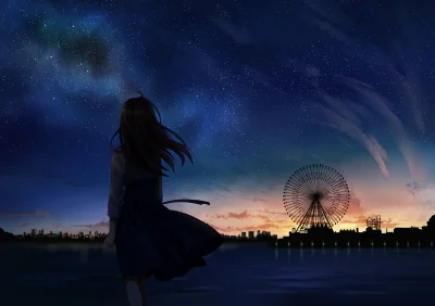 Azur88 - #randomanimeshit #animeart #longhair #night #cityline #clouds #citylights

...
