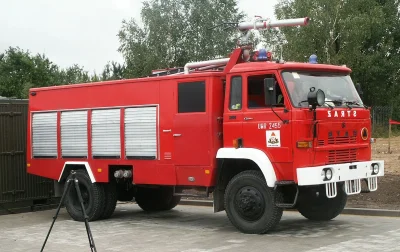 xniorvox - Piękny wóz strażacki - Star 244. Bardzo udana, porządna maszyna, dobrze ra...