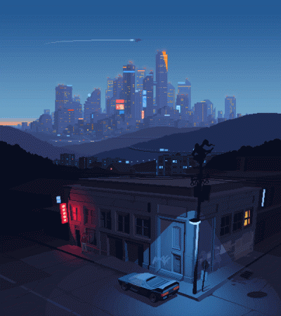 bizonekbozonek - Summer is coming.
#pixelart #gif #cityscape #cityporn