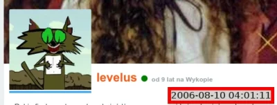 levelus - Mireczki, jak ten czas #!$%@?. O 4:01:11 (rano) #!$%@? mi 9 lat na wykopie....