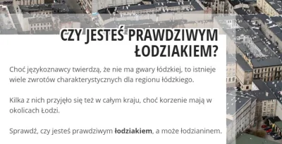 Nicy - Heja Mirki!!!
Dziś już 20 część serii #regionalizmylodzkie i z tej okazji mam...