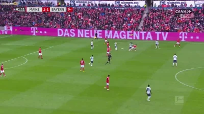 Minieri - Thiago, Mainz - Bayern 1:2, asysta Lewandowskiego
#golgif #mecz