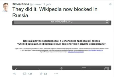 e.....3 - Zablokowali w Rosji wikipedie? W Polsce działa https://ru.wikipedia.org/
#...