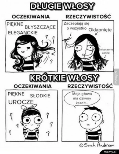 Meyru - lecę ścinać kłaki na #dajwlos, trzymajta kciuki :D
#rakandroll #wlosy #rozow...