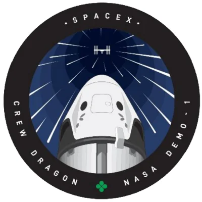 bambus94 - #spacex #kosmos #iss #dm1 
Logo dla najbliższej misji wygląda jak by prze...