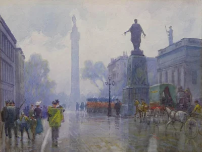 M.....a - dla porównania obraz "Waterloo Place", Frederic Bell-Smith, 1890 r.
