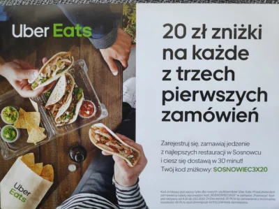 Booking-Taniej - Uber Eats wita w #sosnowiec! Z kodem

 SOSNOWIEC45

3 x 15 zł zni...