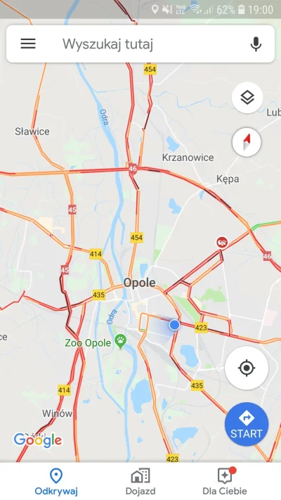 zajelimilogin - Google zwariowało czy takie korki w Opolu?
#opole