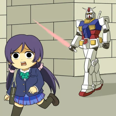 n.....S - #randomanimeshit #mechy #gundam #rx782 #crossover #lovelive #nozomitoujou
...