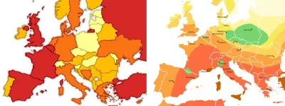 martinosv - ZAGADKA

Kto zgdanie jakie zjawiska przedstawiają obie mapy Europy.
#z...