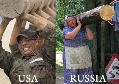 floplikea_fish - @UrbanHorn: ruska baba > drewno > us marines