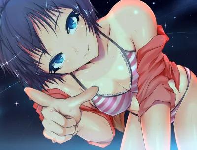 Azur88 - #randomanimeshit #anime #originalcharacter #shorthair #blackhair #blueeyes