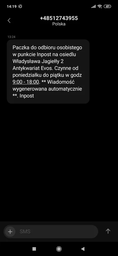 s.....a - Taka sytuacja w #inpost 

Zamówiłam na Allegro wiatrak z wysyłką kurierem d...